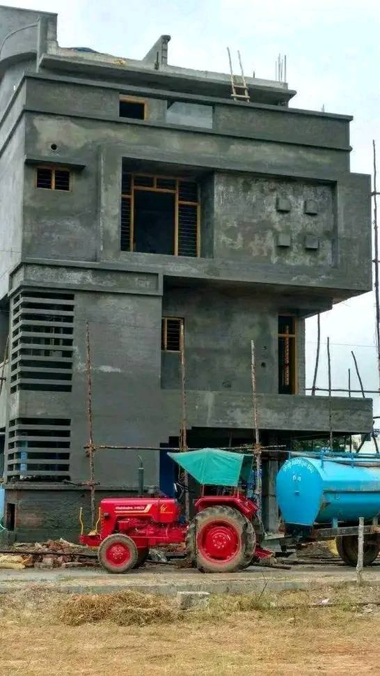 Residential civil shell with exterior plaster works
