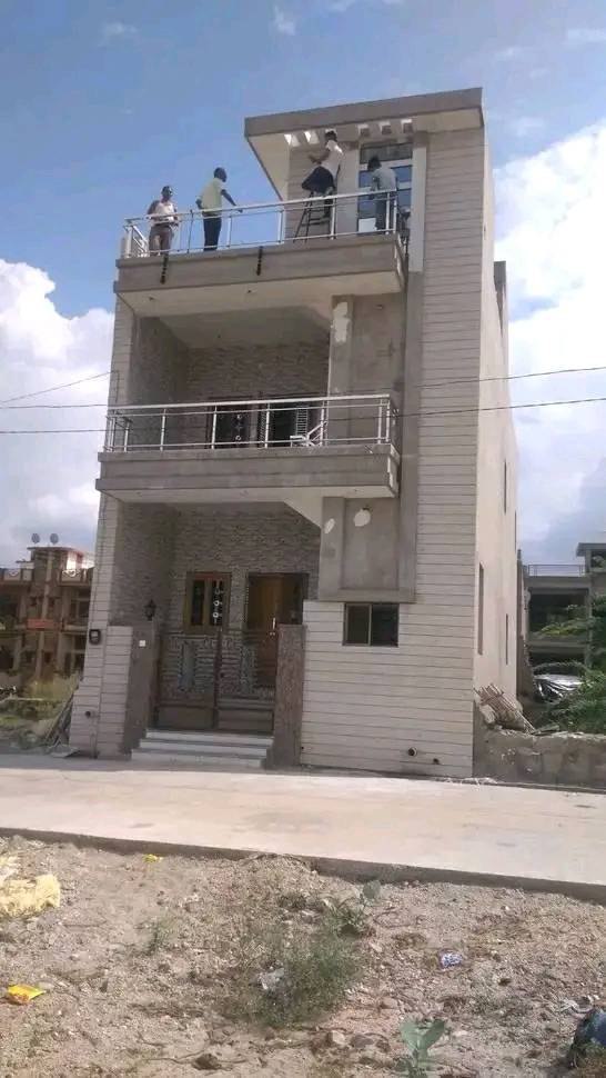 Compact residential building nearing completion